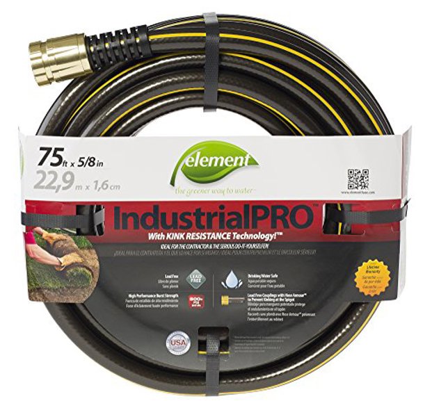 Colorite/Swan ELIH58075 Garden Hose 5/8 In X 75 Ft Industrial/Home Lead Free Kink Resistant Gray