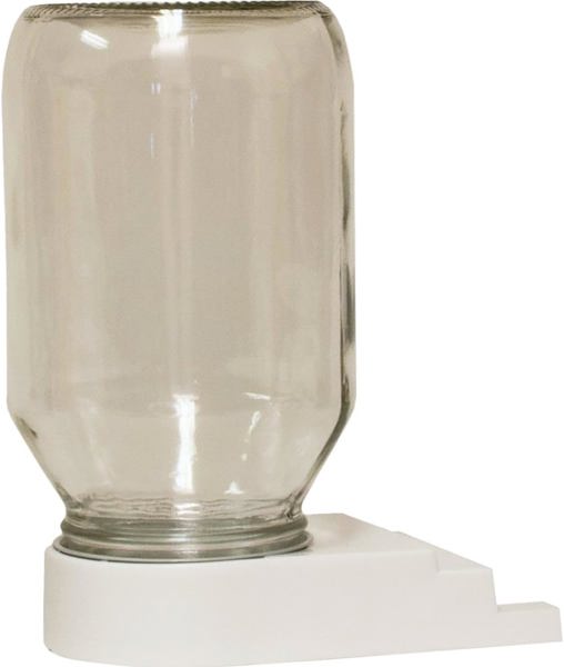 Harvest Lane Honey FEEDBBG102 Bee Feeder Clear Plastic Jar Entrance