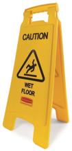 FG611277YEL Caution Wet Floor Safety Sign