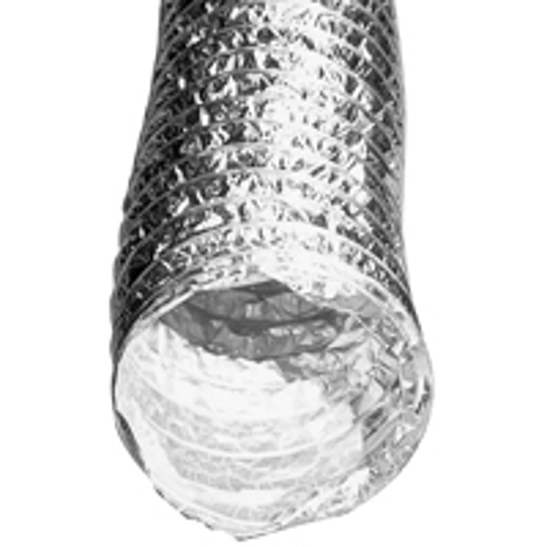 Builder's Best, Inc 110224 Foil Duct 4 In x 8 Ft Aluminum/Polyester