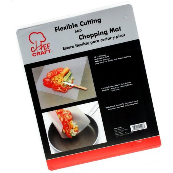 Chef Craft 21296 Cutting Board 15 X12 Plastic White