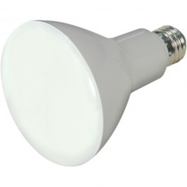 Satco S9621 BR30 LED Light Bulb 9.5 Watts 3000K Dimmable Warm White Medium Base 120V 105 Degree Beam Spread