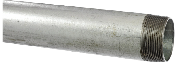 PPGA 2-10FT 2 In x 10 Ft Galvanized Pipe