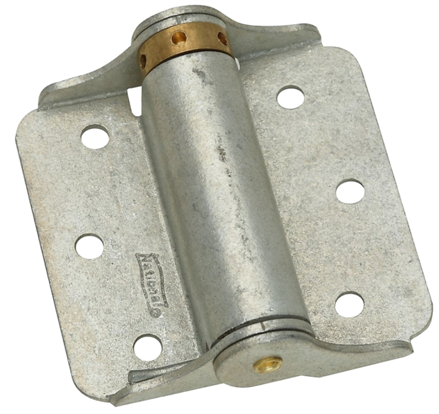 National Hardware N115-105 Spring Hinge 0.08 In Thick Frame Leaf Galvanized Steel 25 Lb