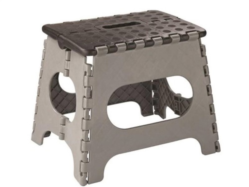 Simple Spaces SD027 Folding Step Stool 10-5/8 In 1-Step 330 Lb Capacity