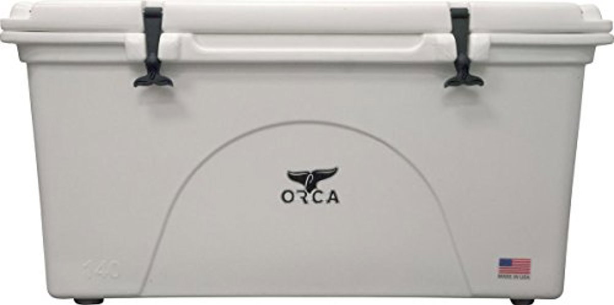 ORCA COOLERS ORCW140 Insulated Cooler 140 Qt Capacity White with Extendable Flex-Grip Handles