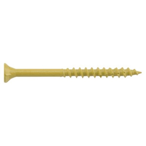 Hillman Group 48415 Wood Screw 2-1/2 In #10 Ceramic Self-Drilling Tan 1 Lb