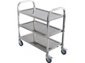 SUC-30 Stainless Steel 3 Tier Small Trolley