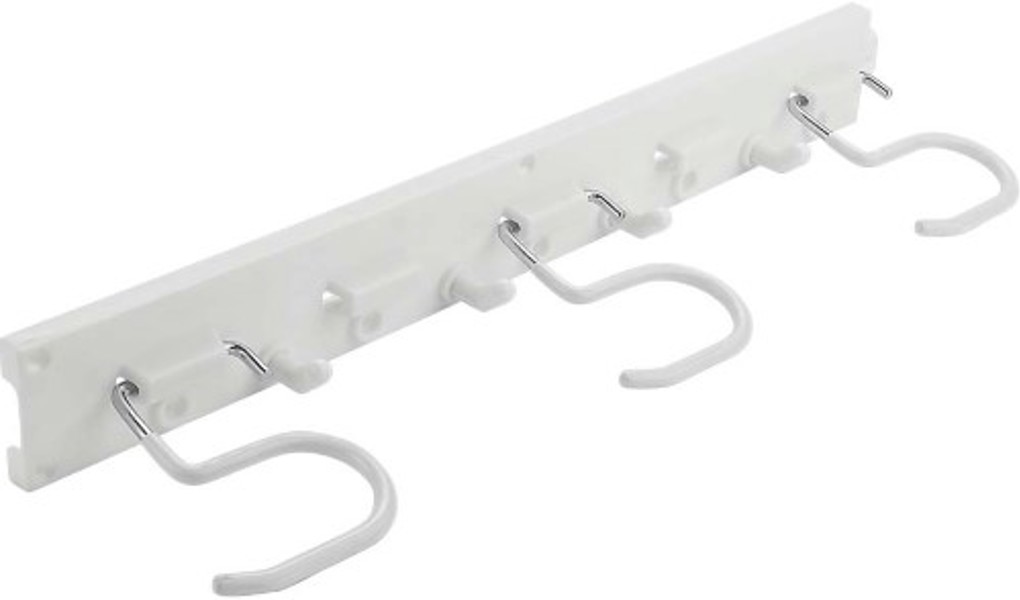 National Hardware N112-088 Storage Organizer 16 In Adjustable 12 Lb Plastic White