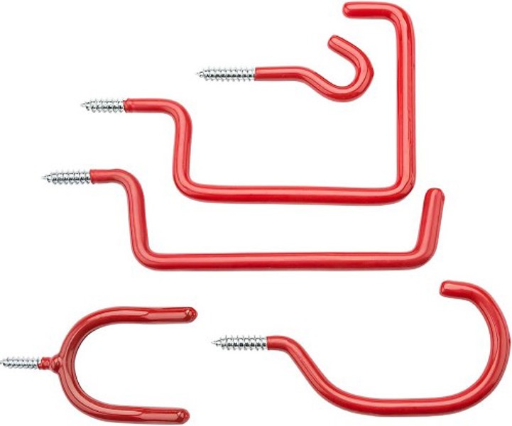 National Hardware N112-036 Assortment Hook Steel Red Zinc Color Red