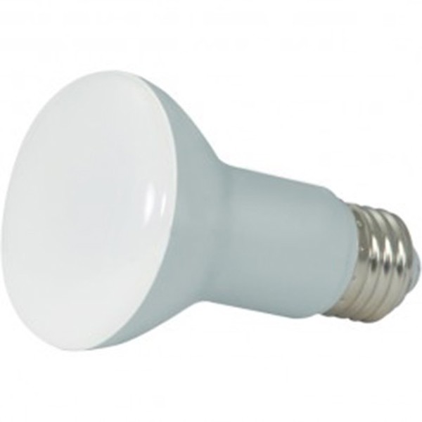 Satco S9633 6.5 Watt Frosted R20 LED Light Bulb 120 Volt 5000K Dimmable Medium Base