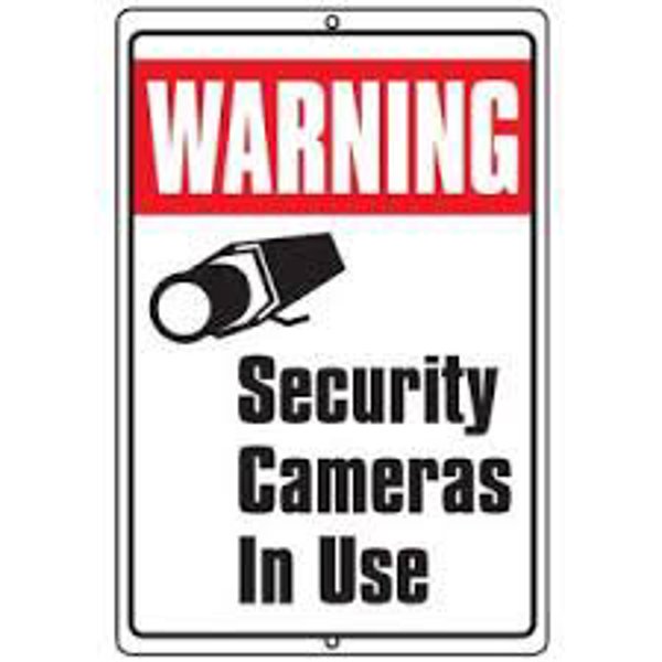 Hillman 843489 Warning Sign 12x18 Aluminum Red and White Durable Weather Resistant