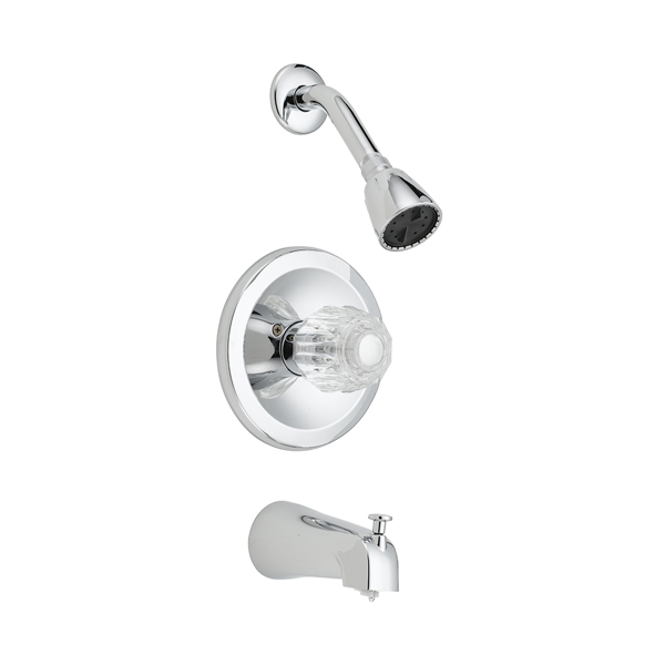 Orgill 221-204 Tub and Shower Faucet Chrome 1 Handle