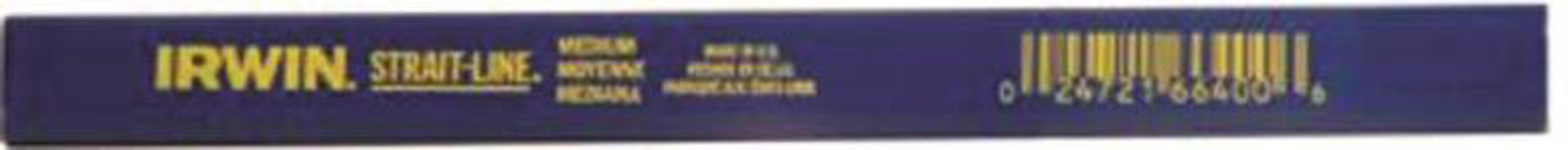 IRWIN INDUSTRIAL 66300 Carpenter Pencil Medium Lead Wood Blue Barrel