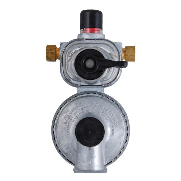 Barnett Brass & Copper 2471616 Automatic Changeover Regulator 2-Stage 1/4 In Inverted Flare x 3/8 In FNPT