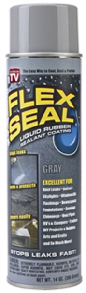 Flex Seal FSSLVR20 Rubberized Coating Spray 14 Oz Silver