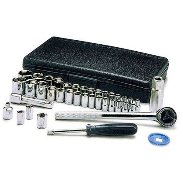 Performance Tools W1172 Multi-Use Socket Set 52 Piece SAE and Metric