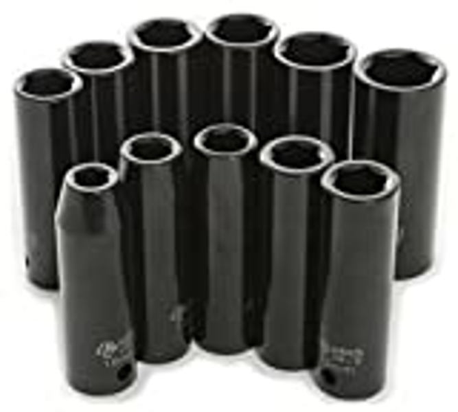 Performance Tools M591DB Socket Set 1/2 Metric Drive Deep Impact