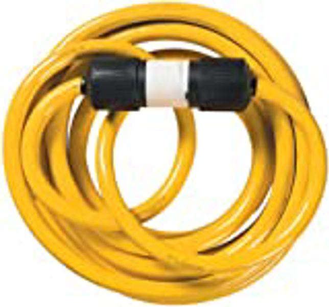 Coleman Cable Inc 1493 Extension Cord 25 Ft 10/4 STW 30A Yellow