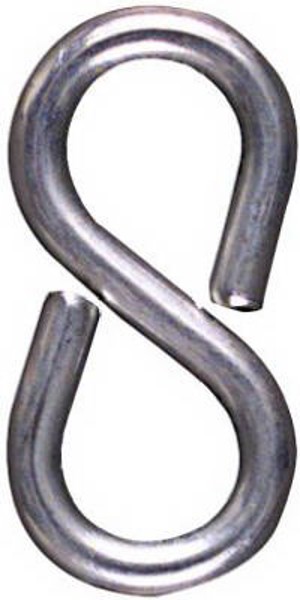 National Hardware N121-277 S Hook 15 Lb Steel Zinc