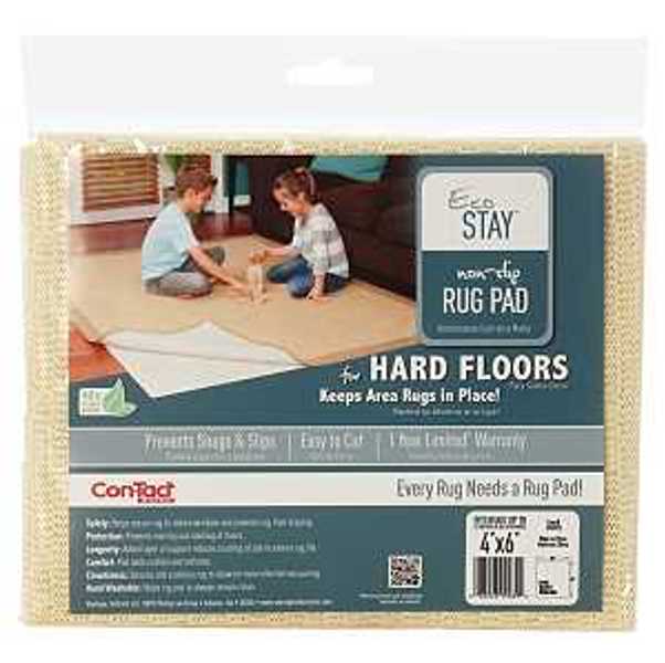 CON-TACT V14973 Non-Slip Rug Pad 4x6 Ft Polyester