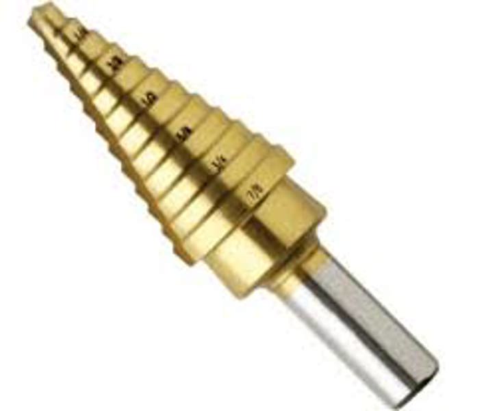 Bosch SDT2 Step Drill Bit 3/16 In to 7/8 In Coated