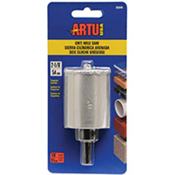 ARTU 02840 Hole Saw 2-1/8 In x 2-1/4 In x 5/8 In 18 In TC Grit