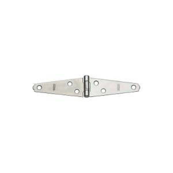 National Hardware N127-449/V280 Strap Hinge 1-3/16 In Holelight Inset With Door Hot Rolled Steel