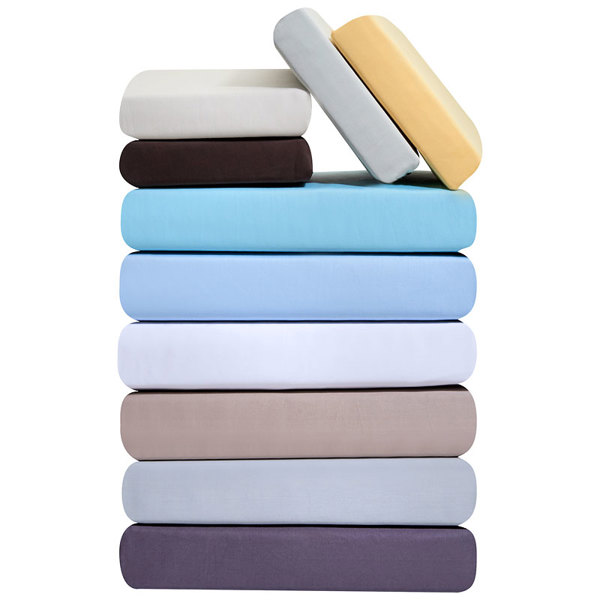 Global Weavers Corp Flat Sheet 400TC Queen Assorted Colors