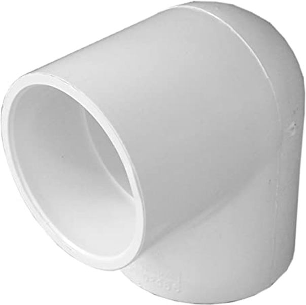Genova Products 30760 6 In 90 Degree Slip x Slip PVC Elbow Schedule 40