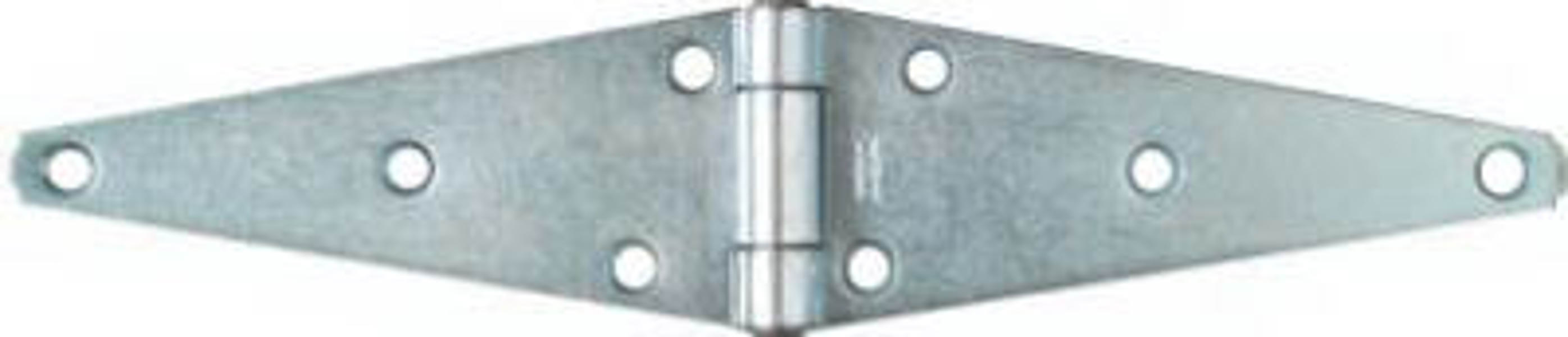 National Hardware N128-074 Heavy Duty Strap Hinge 6 In Galvanized Zinc Plated