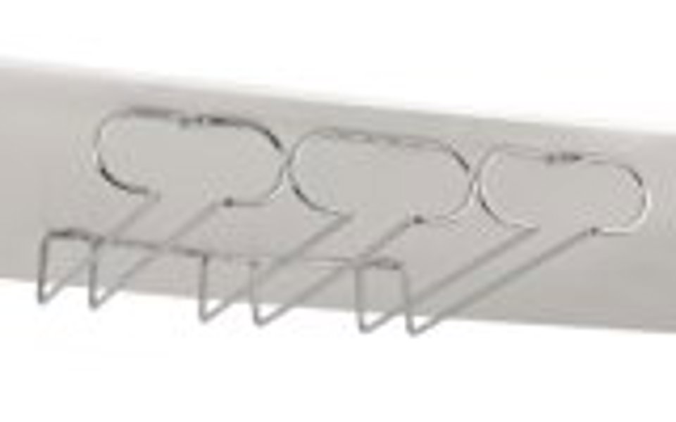 Spectrum 54670 Triple Under-Cabinet Stemware Holder Chrome