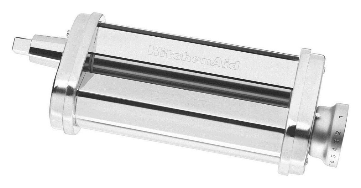 KitchenAid KSMPSA Pasta Sheet Roller Attachment for Most KitchenAid Stand Mixers Silver