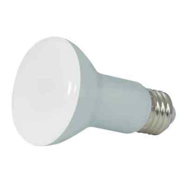 Satco S9630 LED R20 Light Bulb 6.5 Watts 2700K 525 Lumens Medium Base Dimmable Frosted Finish White