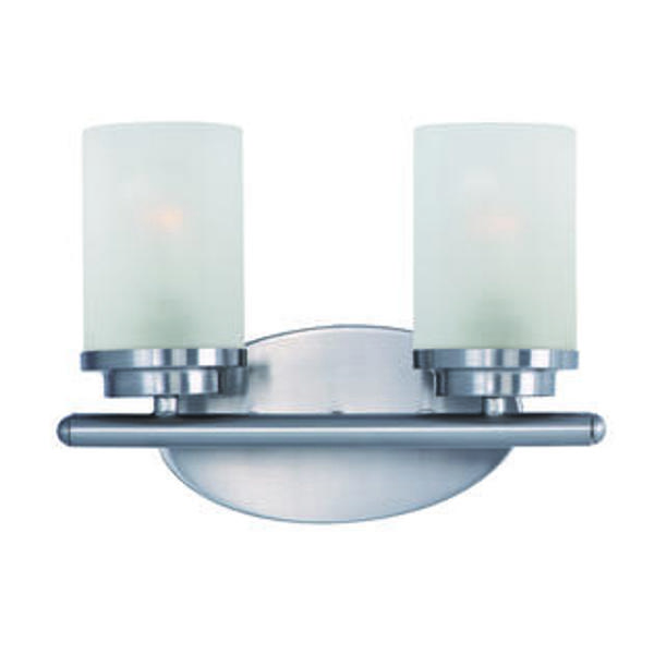 Maxim Lighting 10212FTSN Bath Vanity Wall Light 12 In 2 Light Satin Nickel