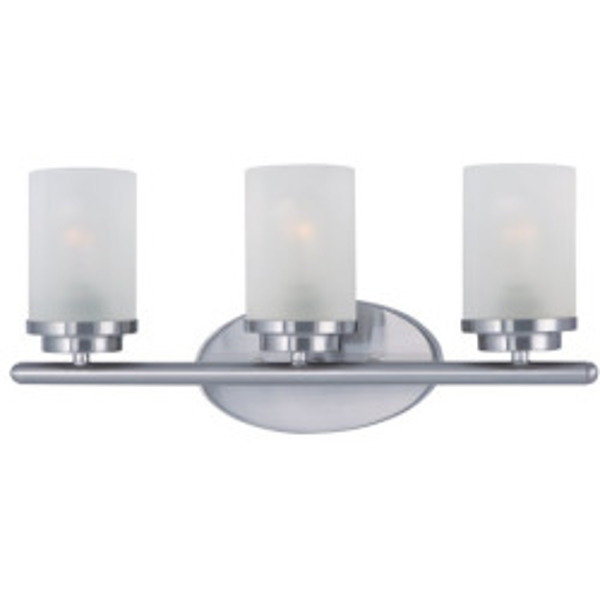 Maxim Lighting 10213FTSN Bath Vanity Light 3 Light Satin Nickel