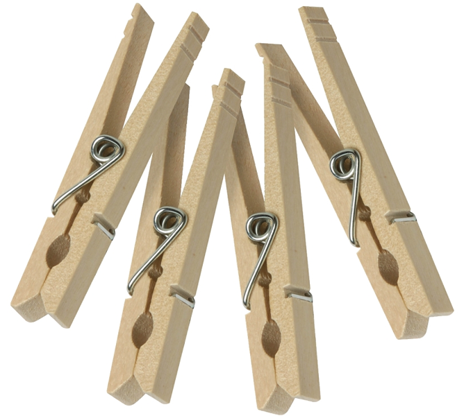 Honey Can Do DRY-01375 Wood Clothespin 50 Pack