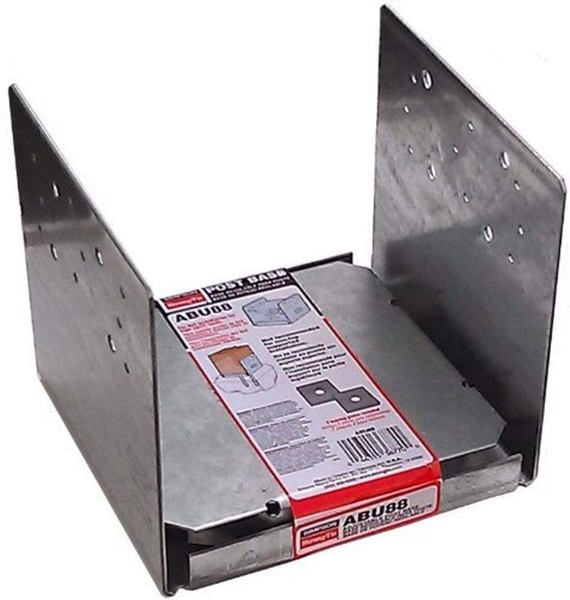 Simpson Strong-Tie SIM ABU88Z Post Base 8X8 14-Gauge Galvanized ZMAX