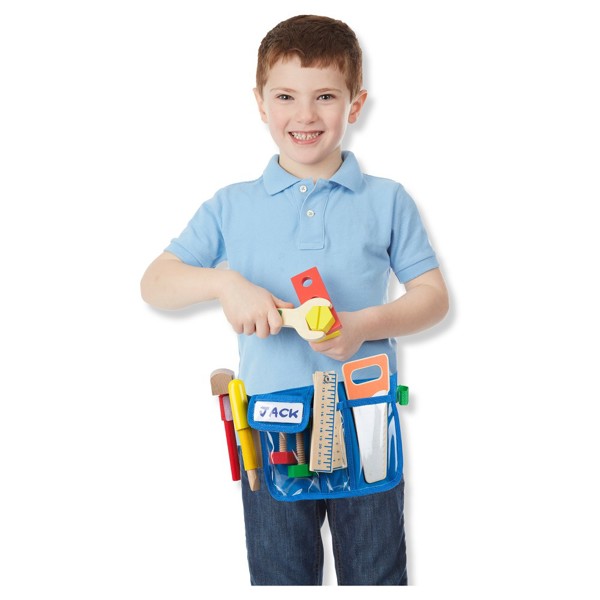Melissa & Doug 5174 Wooden Deluxe Tool Belt Set