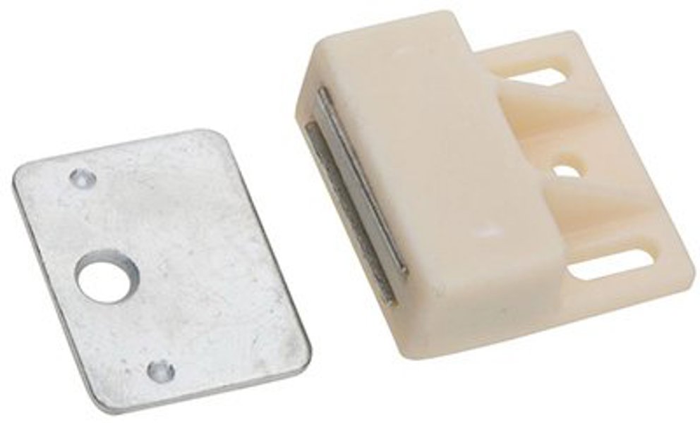 National Hardware N149-823 Magnetic Catch Nylon Steel White