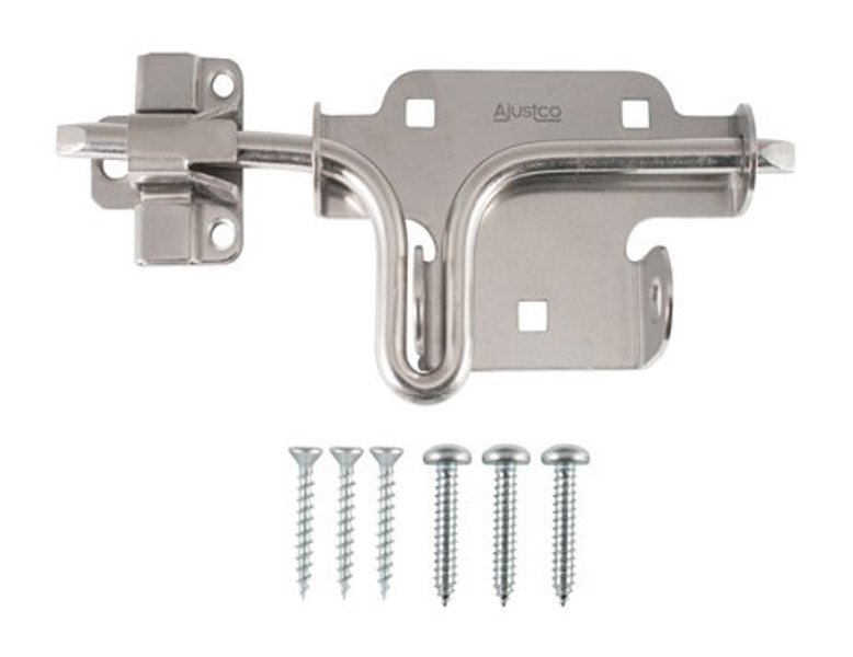 Hillman Group 321079 Slide Bolt Latch Stainless Steel