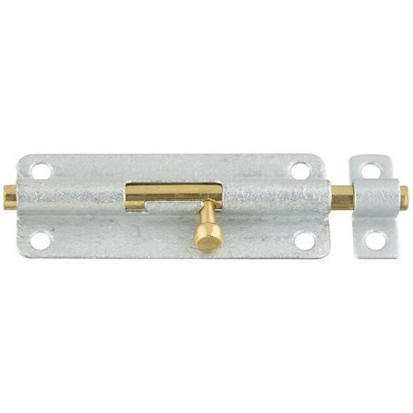 National Hardware N151-910 Barrel Bolt 5 In Steel Galvanized