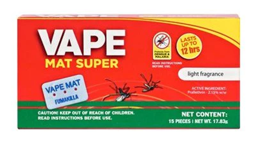 AG CHEM PLANT LIMITED 105027 Vape Super Mats Mosquito Repellent
