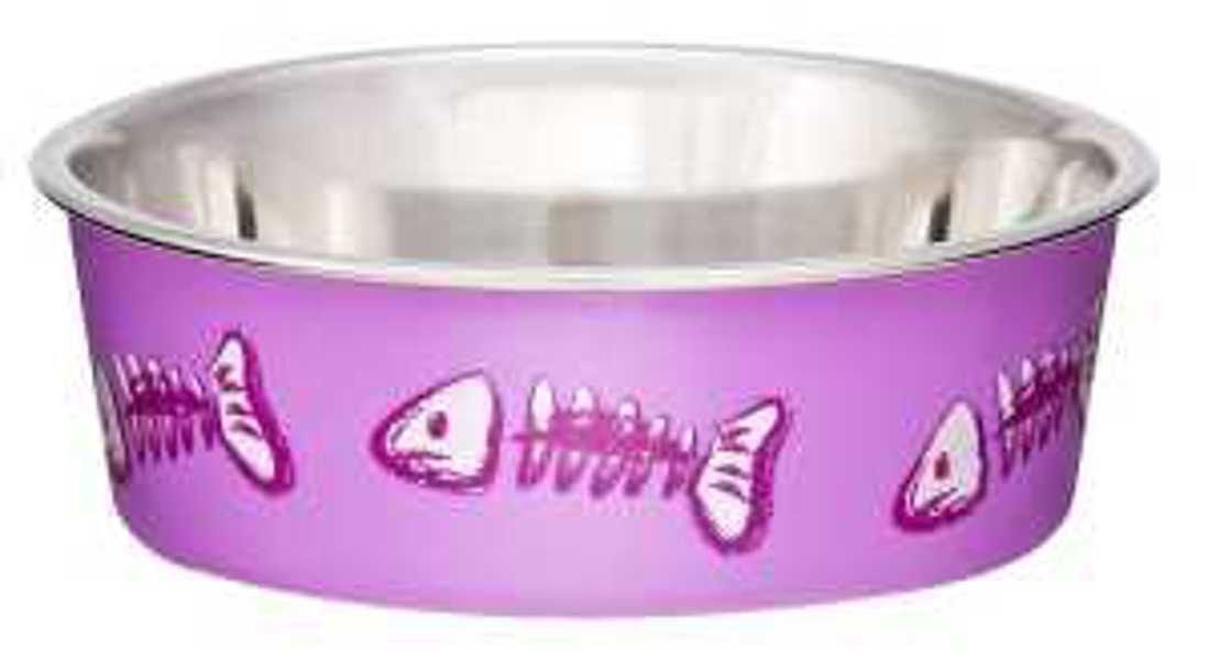 BOSS PET PRODUCTS 7751 Cat Feeding Bowl Lilac