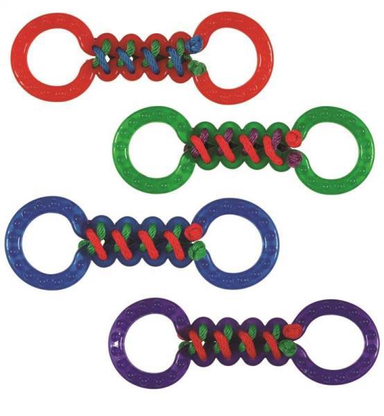 BOSS PET PRODUCTS WB11422M Large Braided Rope and Double Tug Pet Toy