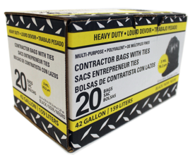 FG-P9934-01A 42 Gal Heavy Duty Trash Bag