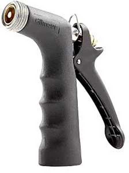 Gilmour MFG 593 Hose Watering Nozzle Black Comfort Grip Aluminum and Stainless Steel