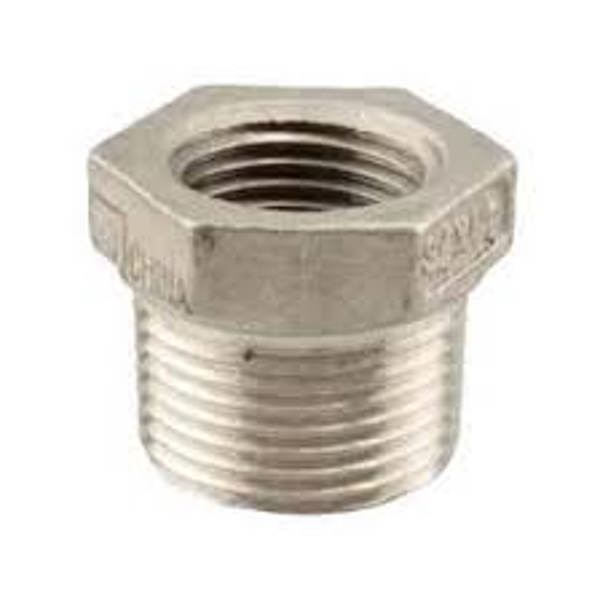 BOSHART INDUSTRIES U2-SSB-0705 Bushing 3/4 X 1 3/4 X 1/2 Stainless Steel