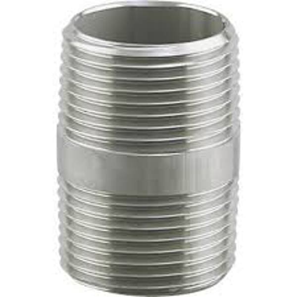 BOSHART INDUSTRIES U2-SSN-0520 Nipple 1/2 X 2 304 Stainless Steel