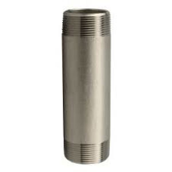 Boshart Industries U2-SSN-0515 Nipple 1/2 In X 1-1/2 In Stainless Steel 304SS